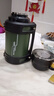 唯水保溫水壺便攜工地戶(hù)外保溫杯大號大容量長(cháng)效保冷旅行水杯保溫壺 軍綠色1600ml 曬單實(shí)拍圖
