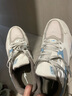 鴻星爾克憲章2.0男子休閑鞋秋季新款透氣老爹鞋軟彈運動(dòng)鞋舒適簡(jiǎn)約男鞋子 蛋奶灰/暖霧灰 42 曬單實(shí)拍圖