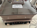 美的（Midea）電火鍋鴛鴦鍋火鍋專(zhuān)用鍋多功能鍋料理烤肉鍋分體式多功能一體電鍋0氟鈦陶電煮鍋HGS352866S 曬單實(shí)拍圖