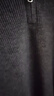 伊芙麗（eifini）蔣欣代言伊芙麗半開(kāi)翻領(lǐng)基礎拉鏈針織開(kāi)衫厚款溫暖外搭2025冬新款 灰色 半開(kāi)翻領(lǐng) M 曬單實(shí)拍圖