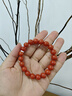 艾笙記保山南紅手串本命年原礦原色瑪瑙手鏈磨砂柿子紅滿(mǎn)色滿(mǎn)肉生日禮物 南紅瑪瑙手串【精品級 】9mm 曬單實(shí)拍圖