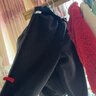 嘟嘟家男童褲子冬季加厚女童長(cháng)褲新中式保暖兒童新年衣服國風(fēng)潮 黑色100 曬單實(shí)拍圖