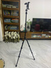 云騰手機提詞器支架雙機位便攜式落地三腳架雙面直播口播手持錄制視頻手機夾拍攝通用字幕教學(xué)念稿 一面手機/一面平板落地支架【35-170CM】 曬單實(shí)拍圖