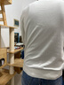 卡賓（CABBEEN）【100%精梳棉】長(cháng)袖線(xiàn)衫男logo立體高周波冬季簡(jiǎn)約打底衫 曬單實(shí)拍圖