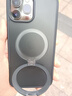 摯衛士【磁吸支架二合一】適用蘋(píng)果13promax手機殼 iPhone13promax保護套 磁吸超薄防摔親膚磨砂 石墨黑 曬單實(shí)拍圖