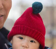 babylove嬰兒帽子秋冬毛線(xiàn)帽保暖外出包頭帽百搭針織帽寶寶護耳帽防風(fēng)帽 曬單實(shí)拍圖