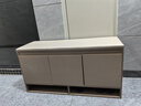尋巧（SPERMEK）鞋柜換鞋凳入戶(hù)門(mén)口感家用坐凳一體輕奢進(jìn)門(mén)玄關(guān)鞋架穿鞋凳子可坐 【奶咖色100CM】可放45碼 曬單實(shí)拍圖