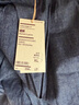 MUJI 女式 木棉混 輕量牛仔 裙褲 褲子女款26年春季新品 BE202A6S 藏青色 XL (165/74A) 曬單實(shí)拍圖