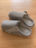 比格加大碼冬季棉拖鞋男士4647居家室內加肥毛毛拖鞋4849 灰色   48-49 曬單實(shí)拍圖