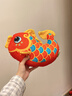 達令兔新年錦鯉玩偶抱枕年年有魚(yú)馬年吉祥物毛絨玩具春節擺件裝飾品禮物 紅色 約30厘米 曬單實(shí)拍圖