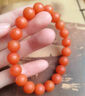 侗秘保山南紅手串收藏級高檔單圈瑪瑙手鏈女滿(mǎn)色滿(mǎn)肉柿子紅本命年佛珠 【收藏級天然保山南紅】10mm珠徑 曬單實(shí)拍圖