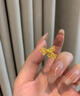 QMXD金色鏤空蝴蝶戒指女仿沙金輕奢風(fēng)久不掉色開(kāi)口戒2026新款高級時(shí)尚 金色鏤空蝴蝶戒指 曬單實(shí)拍圖