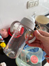 愛(ài)得利（evorie）吸管奶瓶1-3歲直飲杯 嬰兒玻璃12個(gè)月以上300ml帶手柄重力球 曬單實(shí)拍圖