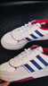 adidas「面包鞋」COURTIC經(jīng)典運動(dòng)板鞋男女阿迪達斯官方三葉草   晶白/淺米色/棕紅/藏青藍   42 曬單實(shí)拍圖