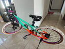 探路人土坡山地自行車(chē)變速碟剎白胎180響花鼓26寸單盤(pán)越野男女學(xué)生單車(chē) 炫彩綠橙【白胎-180響花鼓】 26英寸 曬單實(shí)拍圖