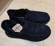 斯凱奇（Skechers）新年禮物閃穿鞋男士休閑鞋冬保暖健步鞋寬頭一腳蹬樂(lè )福鞋205606 曬單實(shí)拍圖