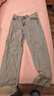 優(yōu)衣庫男裝女裝寬松直筒牛仔褲水洗褲子休閑長(cháng)褲加長(cháng)款84cm475552 475552/02淺灰色 32 /170/82A 曬單實(shí)拍圖