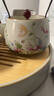 原和虞美人功夫茶具套裝中式汝瓷提梁泡茶壺陶瓷干泡茶盤(pán)輕奢高檔 曬單實(shí)拍圖