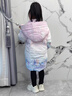 哈羅小黃鴨HAL.DUCK巴拉中小童女童羽絨服中長(cháng)款兒童女寶寶卡通可愛(ài)免洗加厚公主外套 庫洛米粉色 免洗 120 cm 尺碼偏大，輕勿貪大 曬單實(shí)拍圖