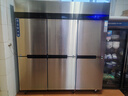 星星六門(mén)冰箱商用雙溫冷藏冷凍廚房冰箱全銅管201不銹鋼冰柜酒店保鮮立式冰柜1427升 KCD-1871M6 曬單實(shí)拍圖