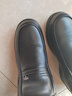 蜻蜓牌 羊皮毛一體棉鞋男士牛皮冬季保暖男加厚中老年防滑爸爸棉鞋大碼 蜻蜓黑色301 41 曬單實(shí)拍圖