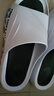 回力男士防滑耐磨時(shí)尚潮流涼拖鞋pvc浴室家居百搭拖鞋夏季 白黑 42 43 曬單實(shí)拍圖