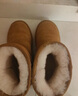 意爾康女靴雪地靴女士棉鞋厚底冬季加絨保暖東北抗寒短靴媽媽靴子 棕色 加絨 37 曬單實(shí)拍圖