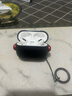 斯幻柯適用AirPods Pro2代保護套Apple藍牙pro2代耳機套耳機殼airpods pro1代透明磨砂殼-電音-黑紅色 曬單實(shí)拍圖