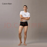 Calvin Klein內衣【吸濕速干】男士三條裝ck低腰輕薄無(wú)痕彈力防夾臀平角內褲男 RT0-太空黑/藏藍/炭灰 3條 XL 曬單實(shí)拍圖