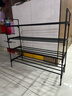 簡(jiǎn)易鞋架出租屋門(mén)口結實(shí)特價(jià)多層置物架家用學(xué)生多功能收納架鞋柜 4層黑色【長(cháng)80CM】 曬單實(shí)拍圖