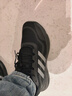 阿迪達斯（adidas）男鞋跑步鞋秋冬黑武士戶(hù)外輕便耐磨透氣休閑旅游運動(dòng)鞋 黑色 42.5 曬單實(shí)拍圖