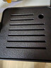 茶盤(pán)功夫茶具套裝茶托盤(pán)干泡臺簡(jiǎn)約儲水盤(pán)日式小茶臺家用 小號密胺茶盤(pán)（正方） 曬單實(shí)拍圖