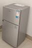 奧克斯小冰箱家用小型迷你冷藏冷凍兩用出租房宿舍用節能省電寢室辦公室電冰箱 【熱賣(mài)款 升級凈化去味】22A126DW銀 曬單實(shí)拍圖