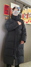 京東京造26冬季運動(dòng)御寒MAX長(cháng)款羽絨服保暖男女羽絨外套新年衣服 黑色XL 曬單實(shí)拍圖