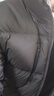 CARE OF LORD Bal系列 冬季男士加厚立領(lǐng)白鵝絨短款面包服羽絨服9575 黑色 L 曬單實(shí)拍圖