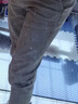 JEEP休閑褲男士高端秋冬季工裝褲潮流運動(dòng)束腳長(cháng)褲子男裝 淺灰色 32 曬單實(shí)拍圖