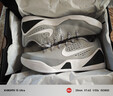 耐克科比9男女實(shí)戰籃球鞋春季透氣抗扭低幫NIKE KOBE 9 IH1401 001狼灰/白/白 45 曬單實(shí)拍圖