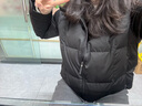 波司登（BOSIDENG）商場(chǎng)同款羽絨服女短款90鵝絨商務(wù)脫卸帽保暖外套B250244192 黑色8056 M 165/88A 體重約125-140斤 曬單實(shí)拍圖