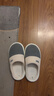 潔麗雅（Grace）棉拖鞋男士秋冬季室內防臭防滑居家保暖厚底踩屎感拖鞋男款冬天 曬單實(shí)拍圖