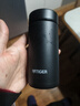 虎牌（TIGER）迷你口袋杯輕量便攜雙層真空保溫保冷杯MMP-B20C-KC黑色200ml 曬單實(shí)拍圖