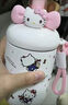 LIKE BBhellokitty保溫杯女生可愛(ài)吸管水杯新款2025高顏值大容量杯子禮物 凱蒂貓-560ml【禮品套裝送禮必備】 曬單實(shí)拍圖