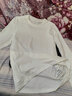 真維斯（Jeanswest）T恤男2026春季新款純棉簡(jiǎn)約純色男士打底衫長(cháng)袖T恤男白色XL 曬單實(shí)拍圖