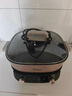 美的（Midea）電火鍋鴛鴦鍋火鍋專(zhuān)用鍋分體式電煮鍋分控速沸多功能鍋3分06秒電熱鍋6.5L多用途鍋HGS303015 曬單實(shí)拍圖