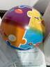 費雪（Fisher-Price）兒童玩具球 寶寶卡通小皮球拍拍球彩印球15cm 彩印球15cm拼圖F6027-2 曬單實(shí)拍圖