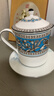 Wedgwood絲綢之路馬克杯骨瓷咖啡杯高顏值茶杯家用水杯 絲綢之路帶蓋馬克杯1個(gè)500ml 曬單實(shí)拍圖