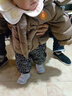 貝肽斯兒童羽絨服冬季新款男女童嬰兒防寒服加厚保暖外套 咖色 100 cm 【充絨量80g】 曬單實(shí)拍圖