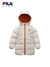 FILA斐樂(lè )兒童中長(cháng)羽絨服2025冬男女童外套中大童寶寶保暖冬裝 曬單實(shí)拍圖