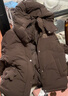 波司登25年冬羽絨服鴨絨男女兒童5A抗菌寬松短款加厚防寒連帽外套 曬單實(shí)拍圖