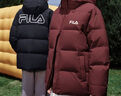 FILA 斐樂(lè )楊冪同款女士羽絨服冬季新款防潑水短款RGB多彩羽絨外套 正黑色-BK M 165/84A/M 曬單實(shí)拍圖