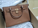MICHAEL KORS【新年禮物】邁克高仕 MK Hamilton 女士斜挎包手提包 牛皮棕 230 中號 曬單實(shí)拍圖